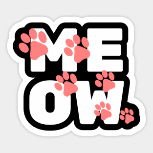 MEOW Sticker